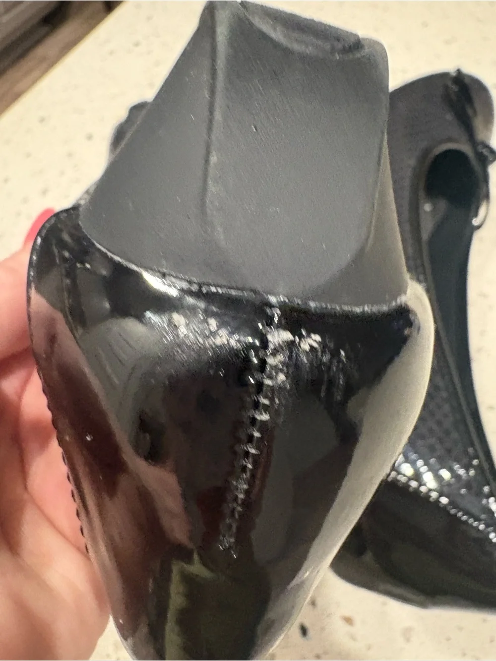 Karen Scott Casual Round Toe Wedge Pumps Black Size 7M